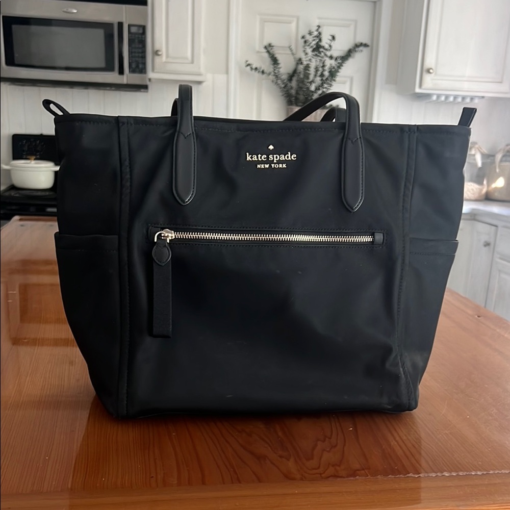 Kate Spade Black Nylon Tote